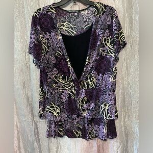 Briggs NY Petite XL Skirt/Shirt Set